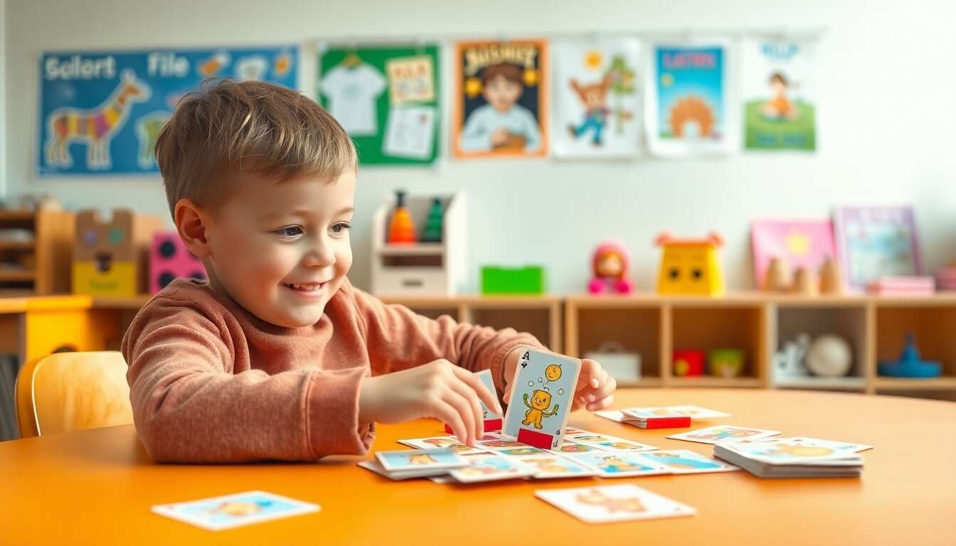 Jeux de mémoire adaptées aux besoins des enfants âgés de 6 ans