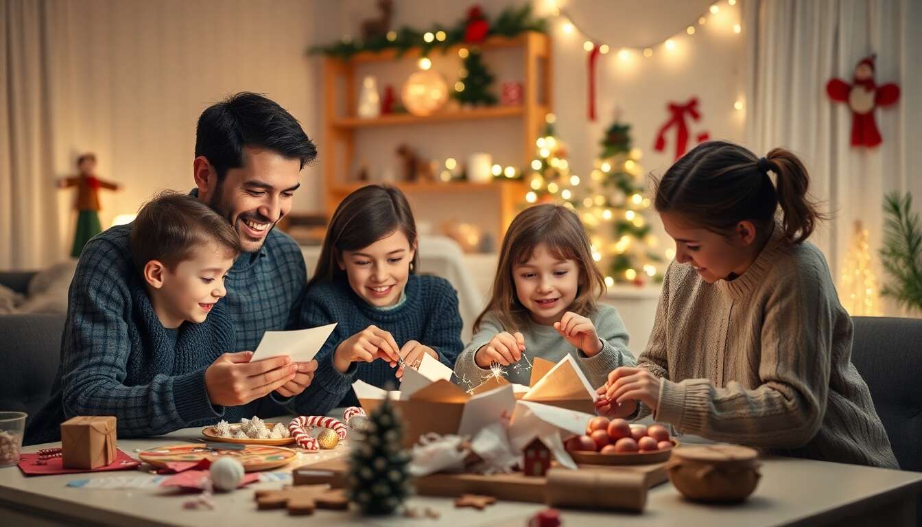 5 bricolages de Noël faciles à réaliser en famille