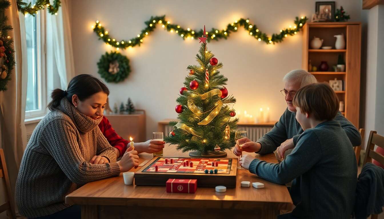 10 idées de jeux pour s'amuser en famille à Noël