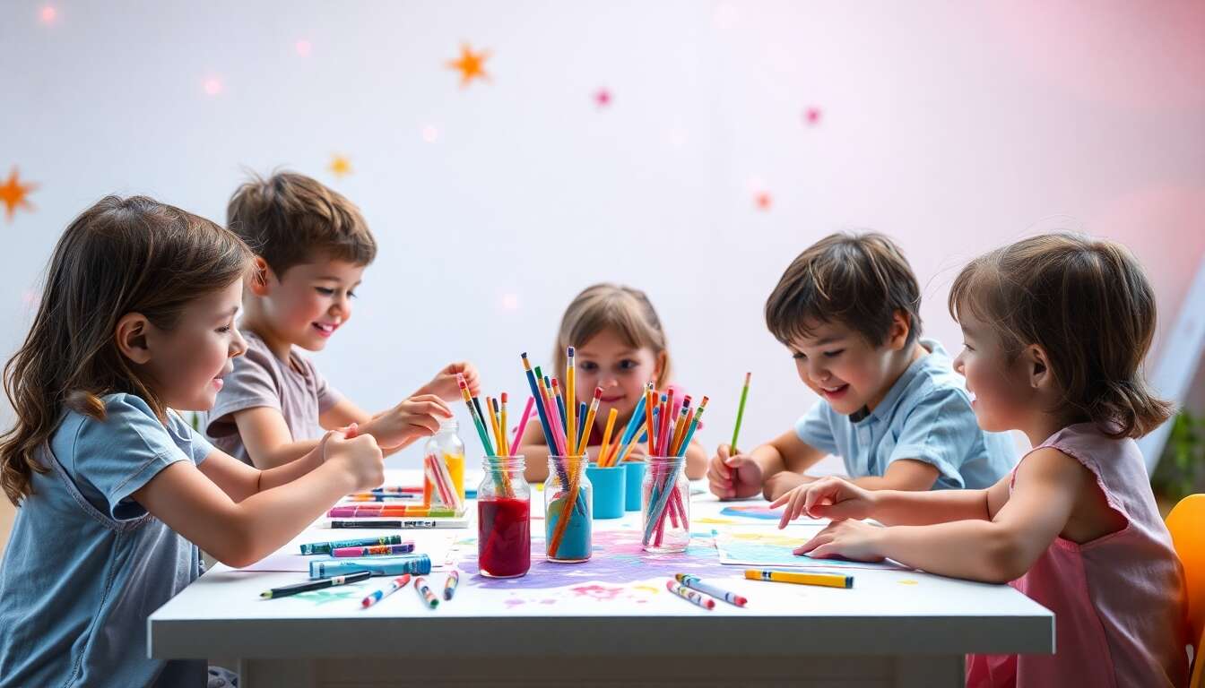 5 idées d'activités artistiques pour cultiver la créativité des enfants