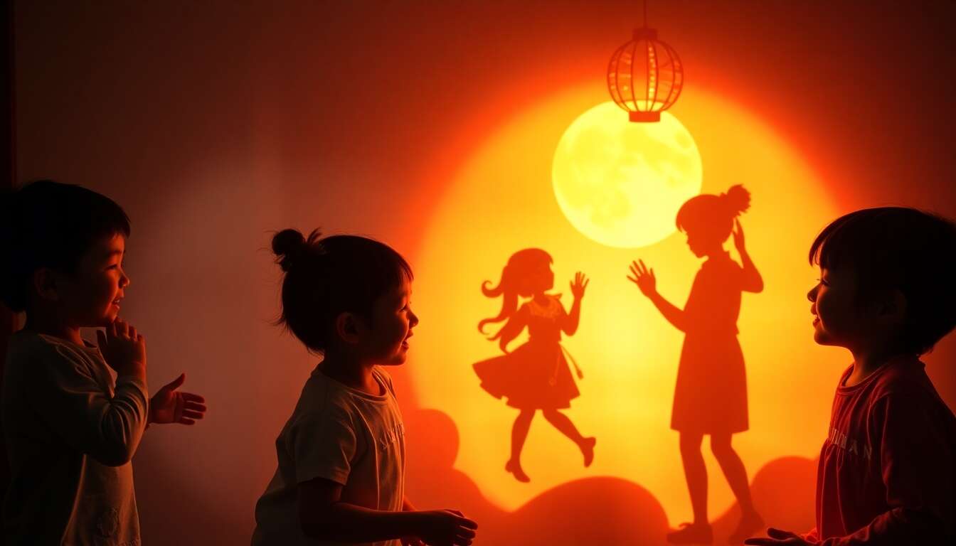 Jeux d'ombres chinoises, une initiation ludique à la culture orientale pour les enfants âgés de 6 ans