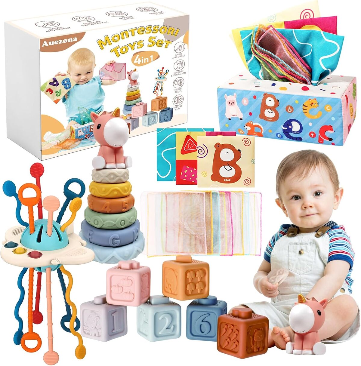Test : jouet éducatif polyvalent Auezona pour bébés