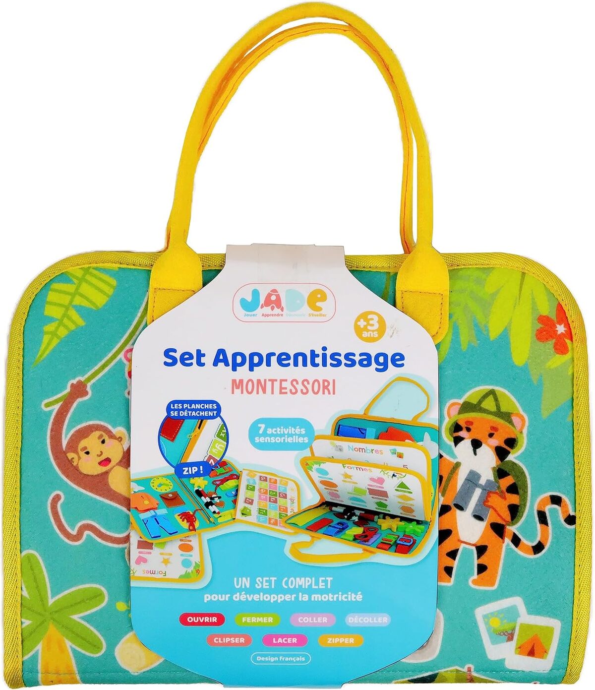 Test : pochette d'activités Montessori Jade pour enfants