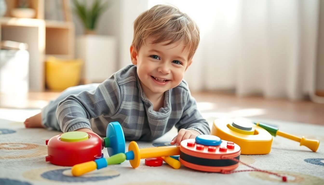Instruments de musique jouets recommandés pour un enfant de 4 ans