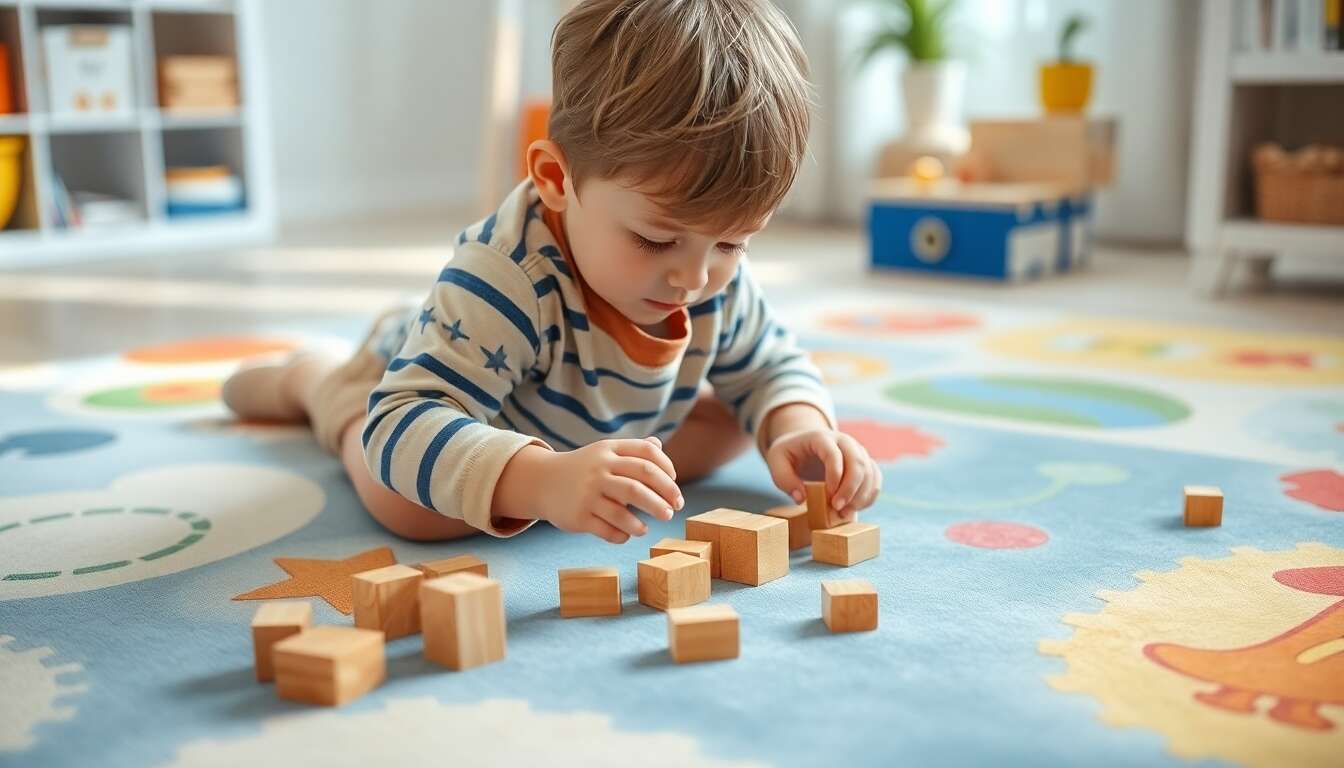 Tapis de jeu éducatifs, le meilleur cadeau pour stimuler la motricité des enfants âgés de 4 ans