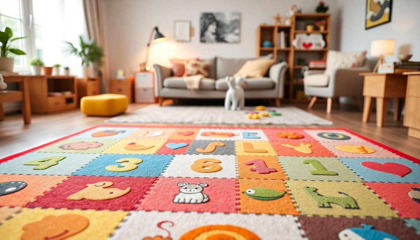 Tapis de jeu éducatifs, une excellente idée pour les enfants âgés de 3 ans
