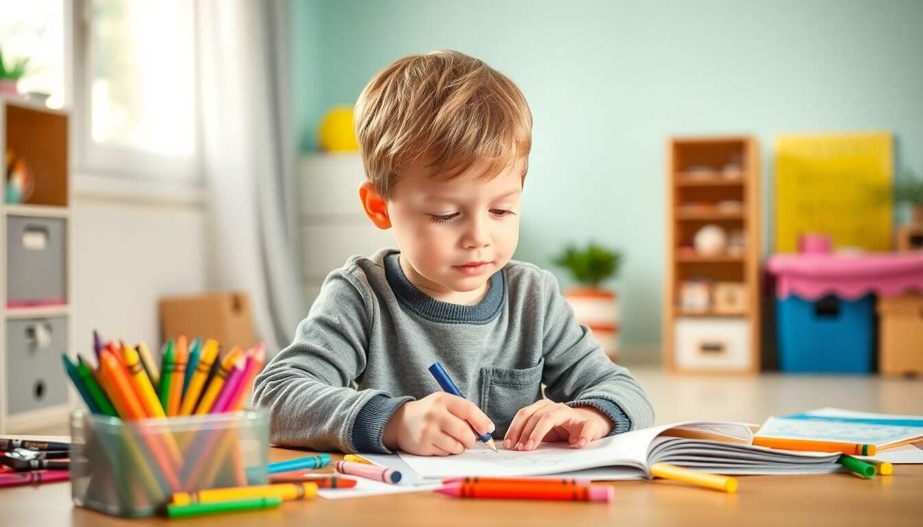 Kits d'activités manuelles adaptées aux enfants âgés de 4 ans