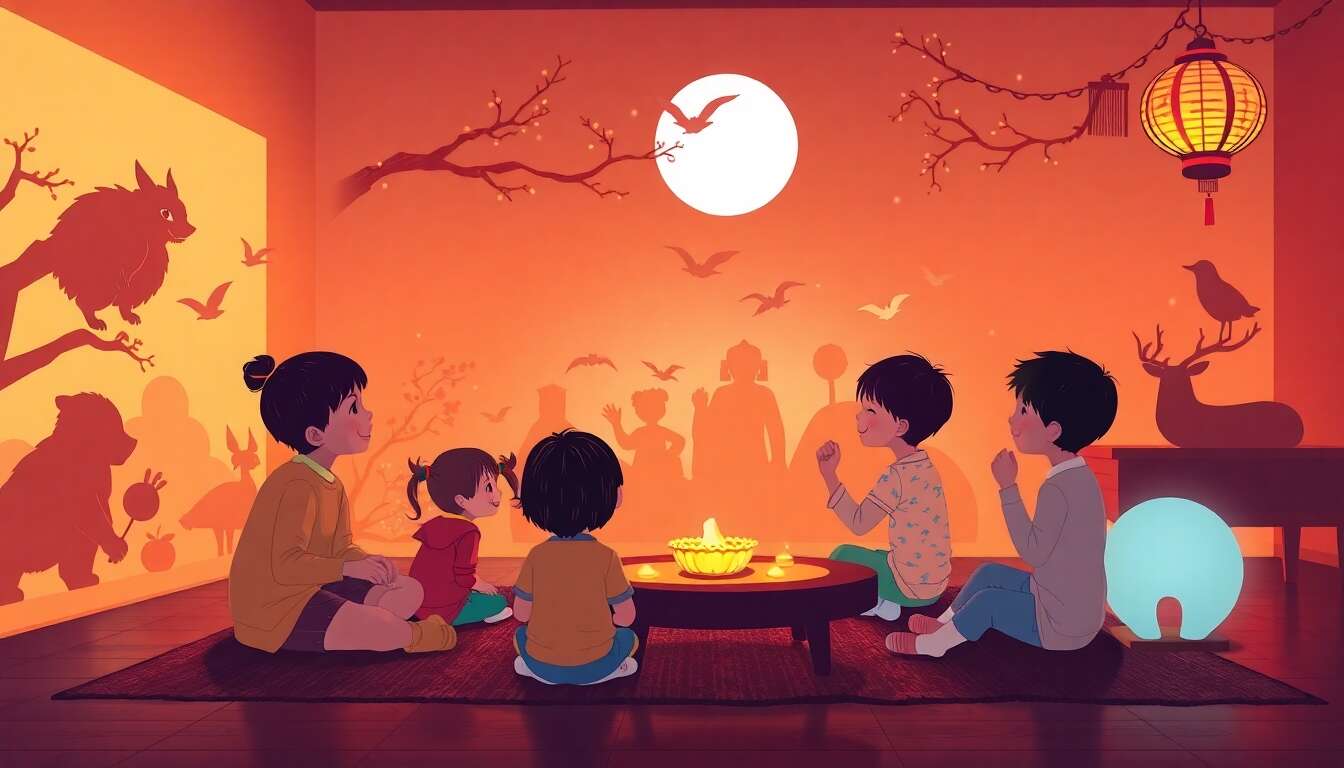 Jeux d'ombres chinoises, l'art millénaire adapté aux enfants âgés de 5 ans