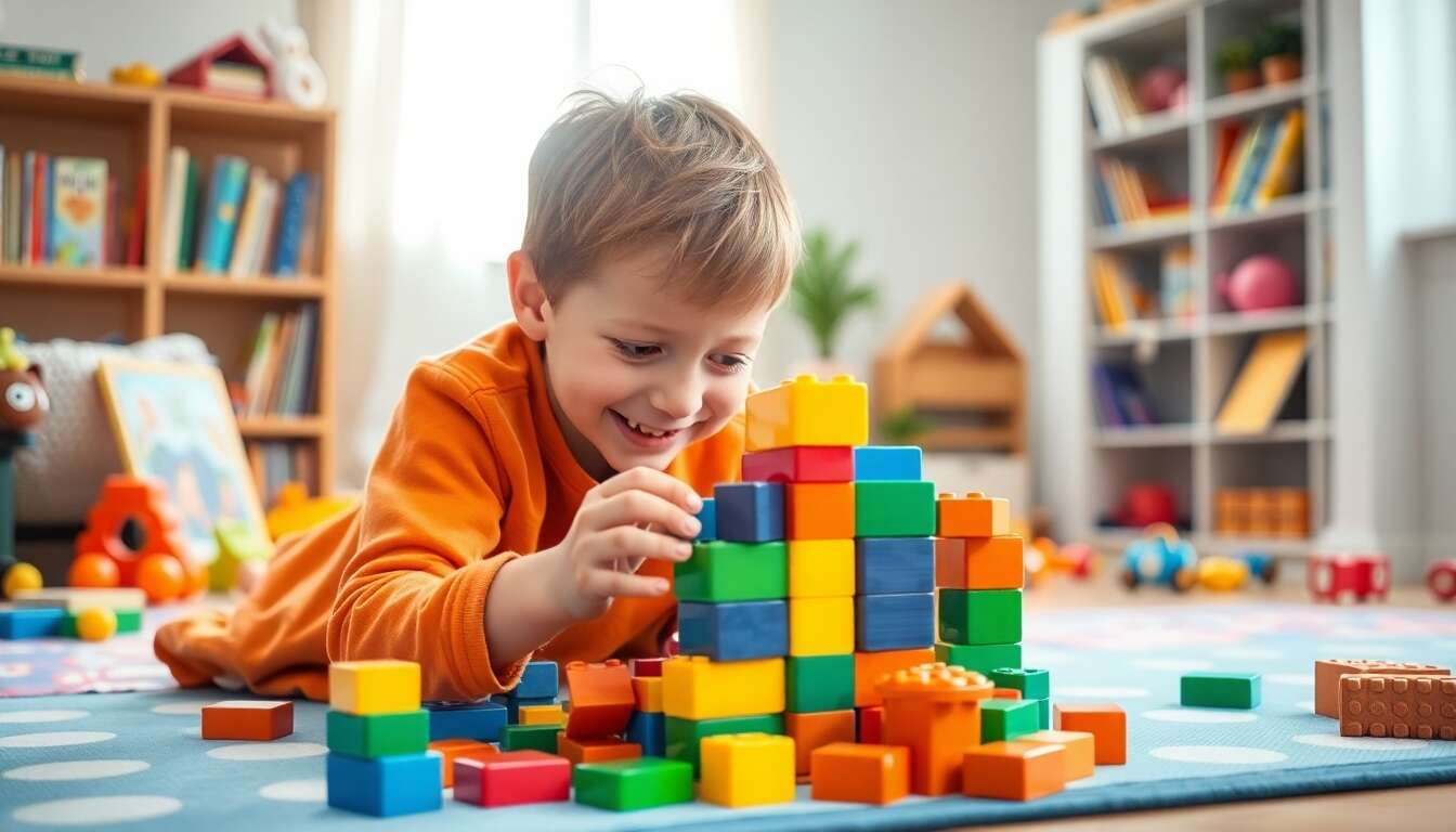 Blocs de construction : l'éveil créatif des enfants âgés de 6 ans