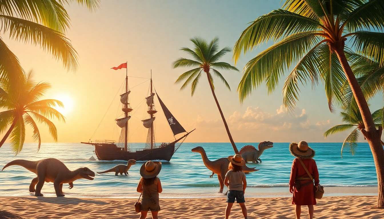 Les dinosaures et pirates : des passions d'enfant à explorer
