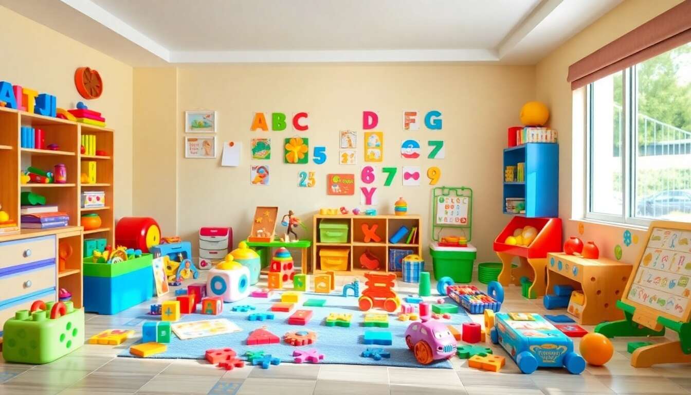 Jouets d'apprentissage des chiffres et lettres idéal pour les enfants âgés de 6 ans