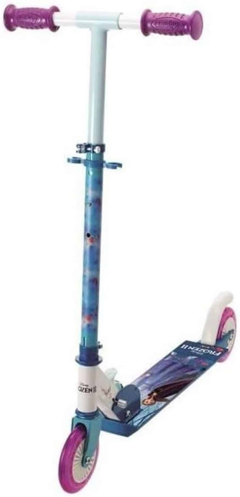 Test de la patinette La Reine des Neiges Smoby : en route avec style