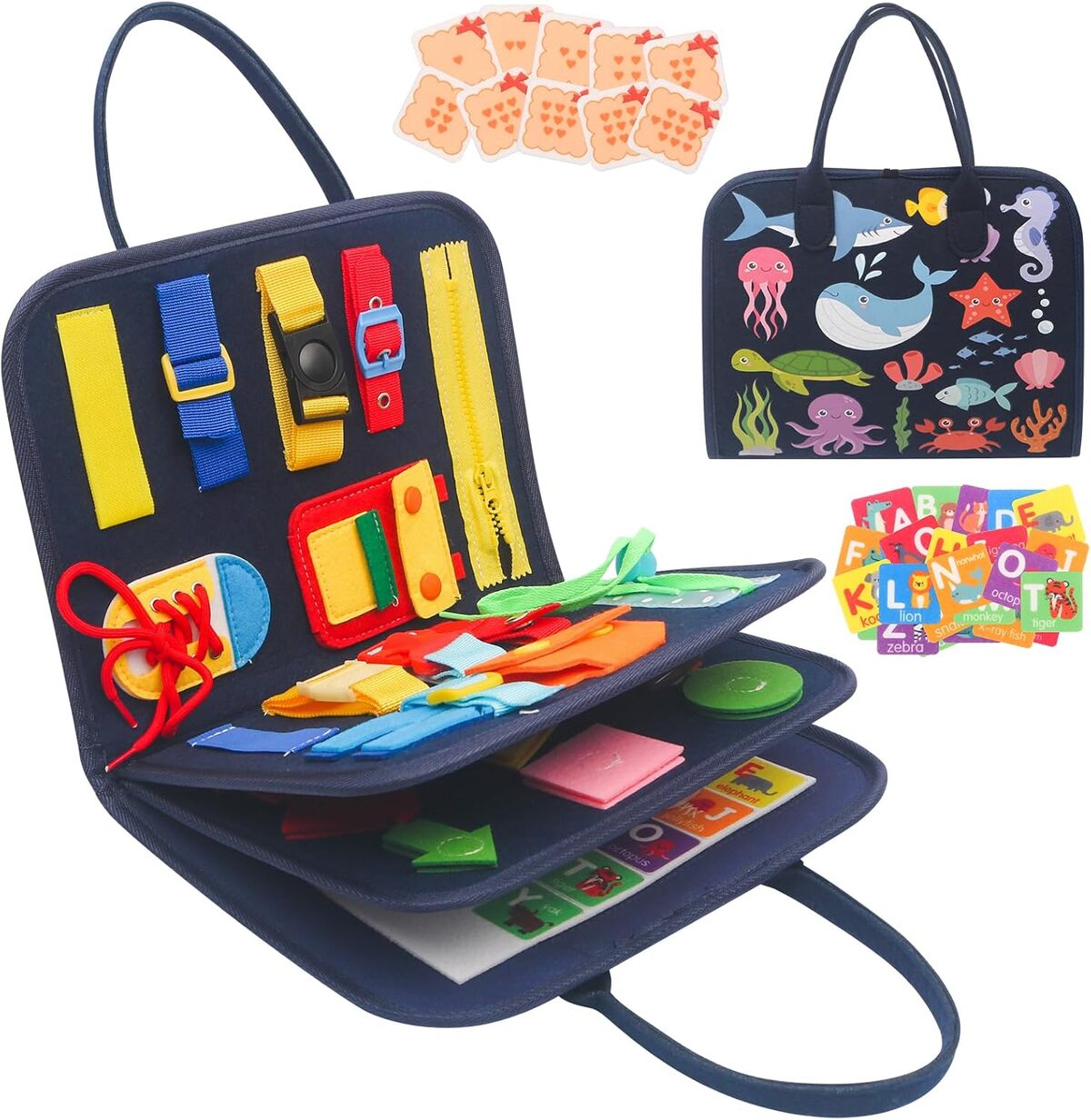 Test du busy board Montessori Withosent : un jouet éducatif pour tout-petits
