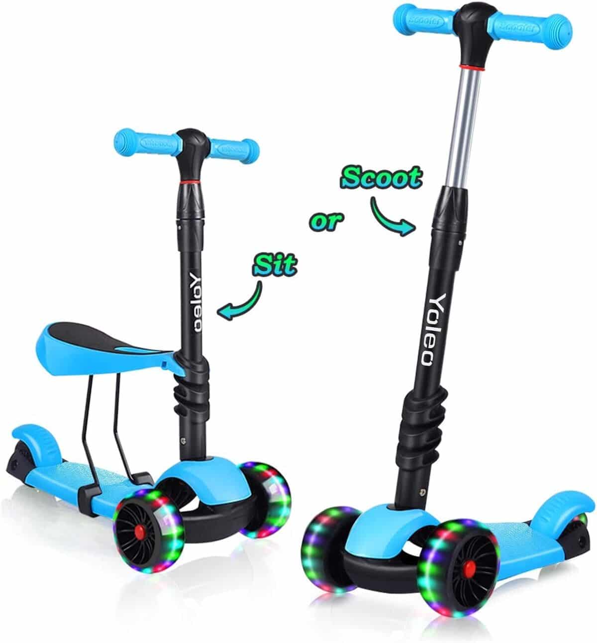 Test : yoleo trottinette 3 en 1, idéale pour les enfants