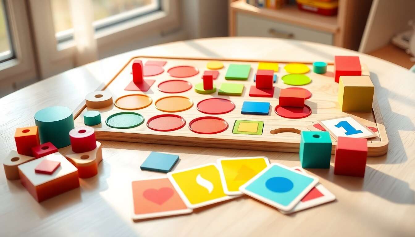 L'apprentissage des couleurs et des formes à travers le jeu