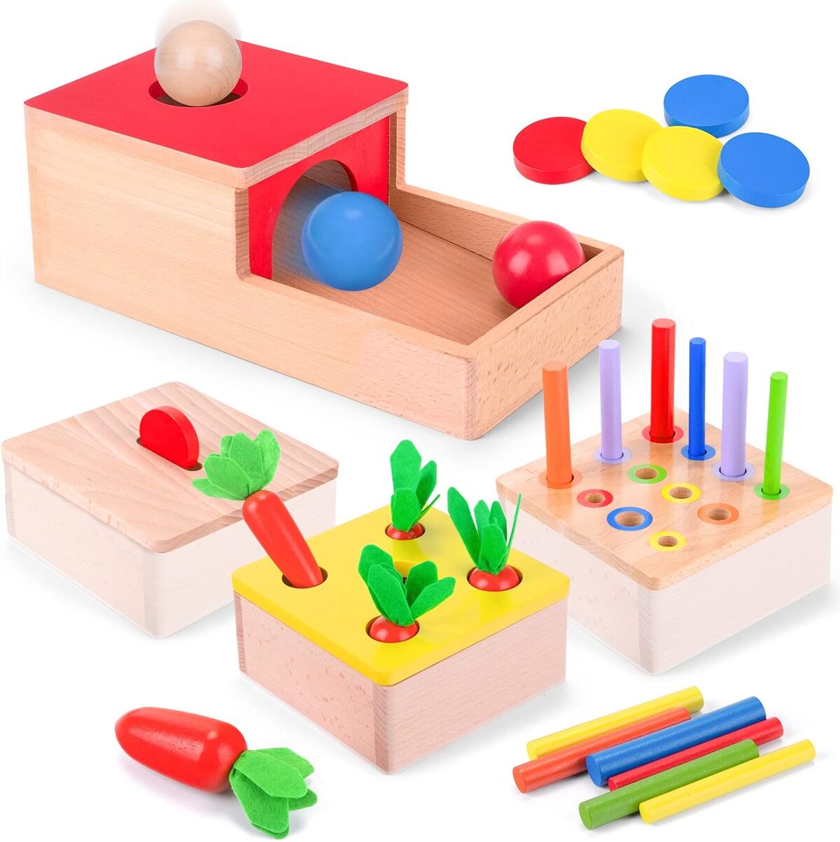 Test des jouets Montessori en bois LZDMY : éveillez l'esprit des petits