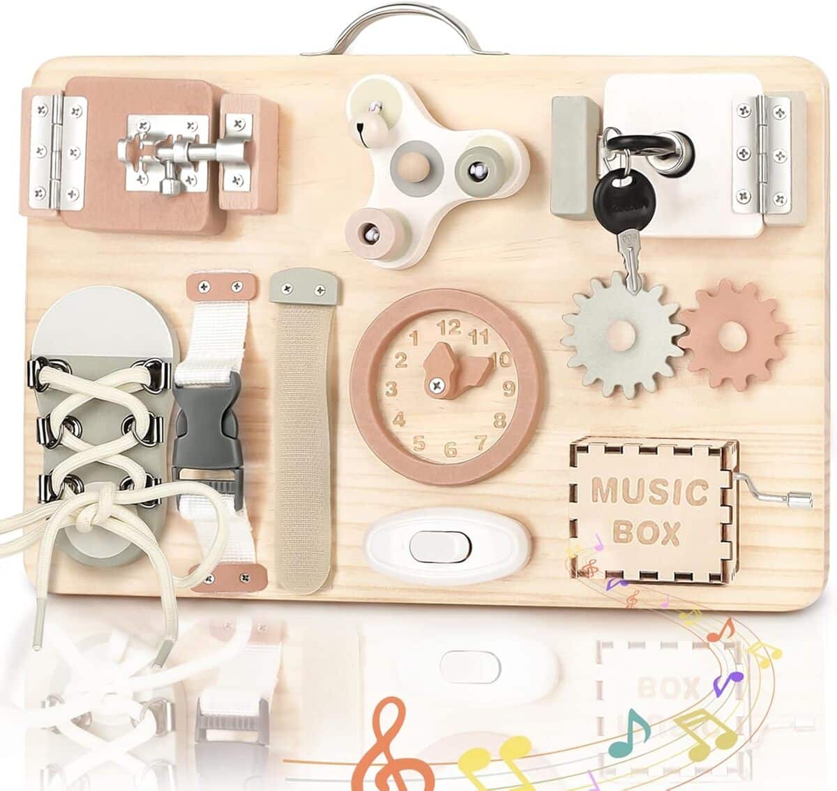 Test du busy board Joyreal Montessori : le jeu éducatif idéal pour les tout-petits