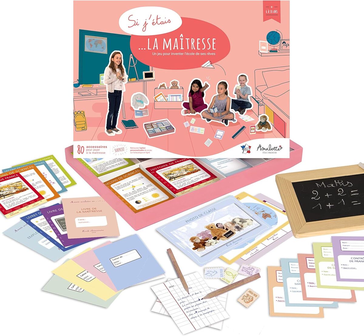 Avis sur le jeu éducatif Amulette - Coffret Si J'étais la Maîtresse pour enfants (6-10 ans)