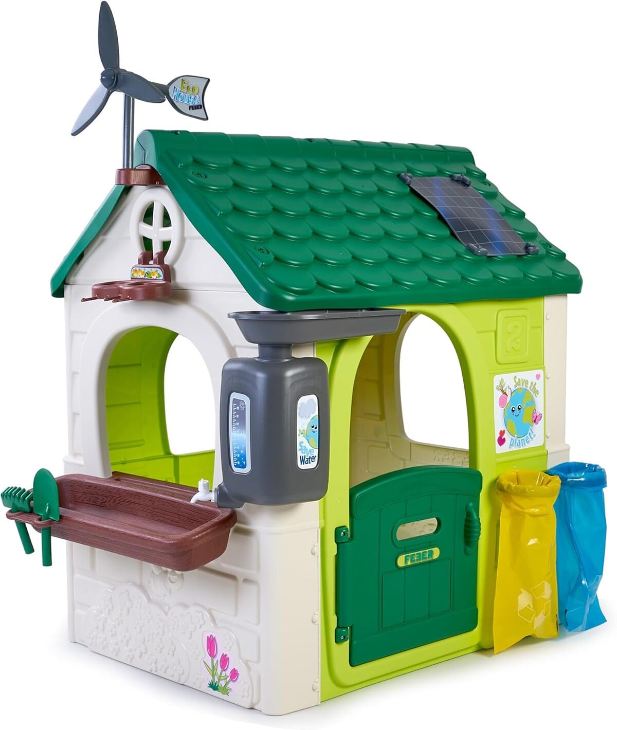 Test de la maison de jardin éducative Eco House de Feber : coup de cœur pour les petits écolos
