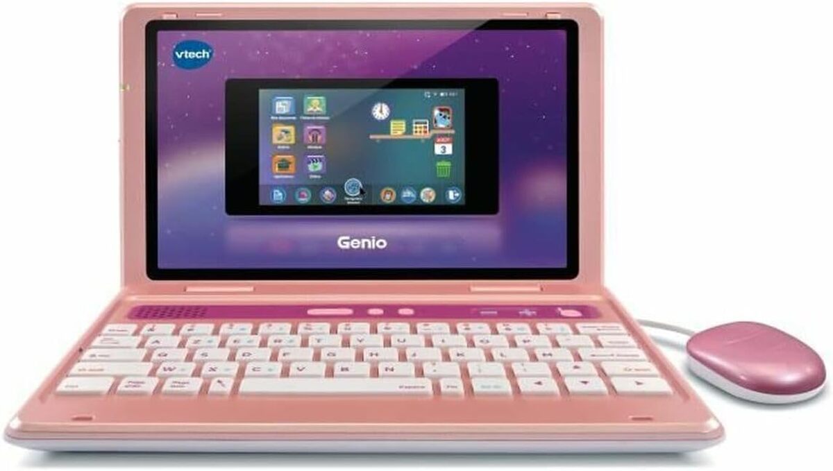 Test de l'ordinateur enfant VTech Genio : mon premier vrai ordi rose métal