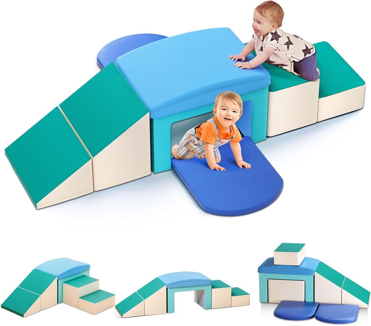 Test des blocs d'escalade en mousse Lischwert pour bébés