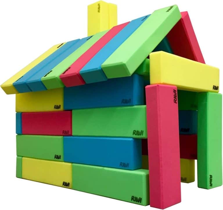 Piscine à Balles + 3 Blocs Mousse XXL Pour Enfants – 90x30 Cm, 200 Balles, Dès 18 Mois