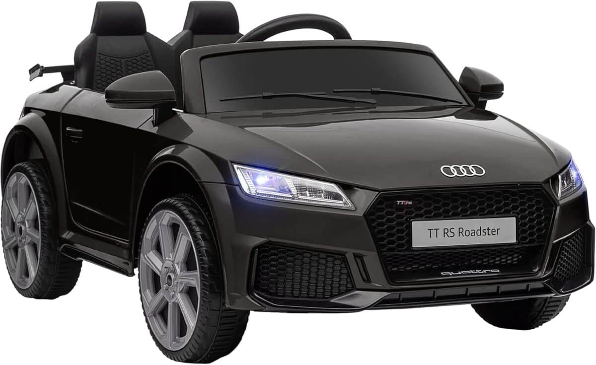 Test du véhicule électrique enfant Audi TT RS par Homcom : vitesse et fun garantis