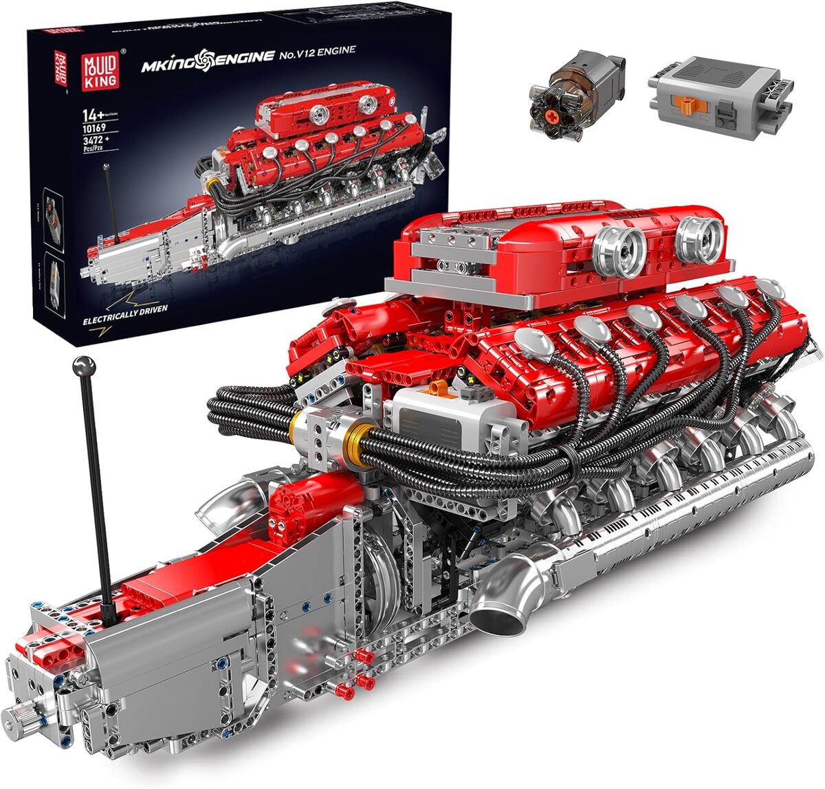 Test : mould King 10169 V12, 3472 pièces de construction