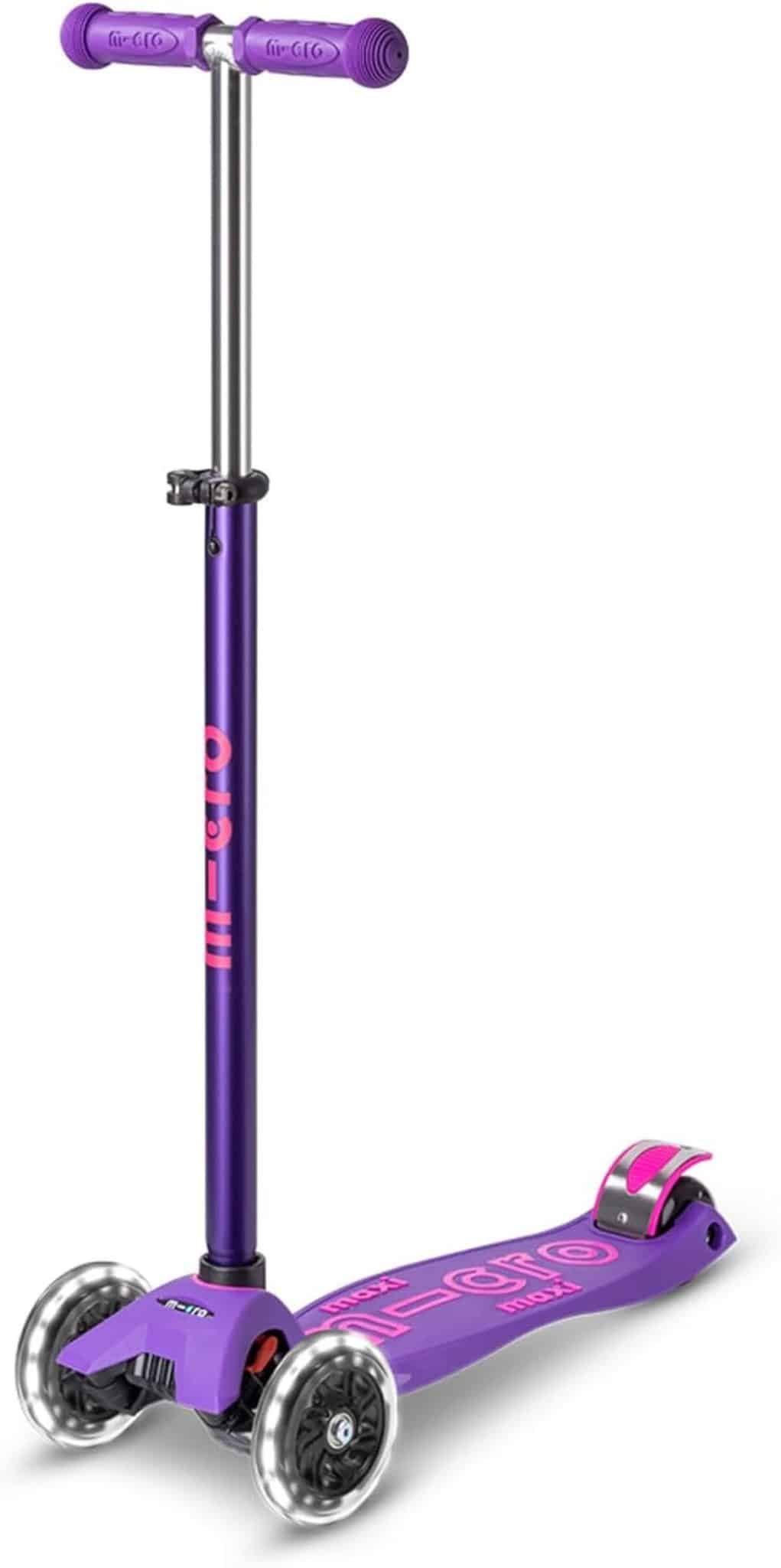 Test trottinette LED Deluxe Micro : 3 roues pour enfants