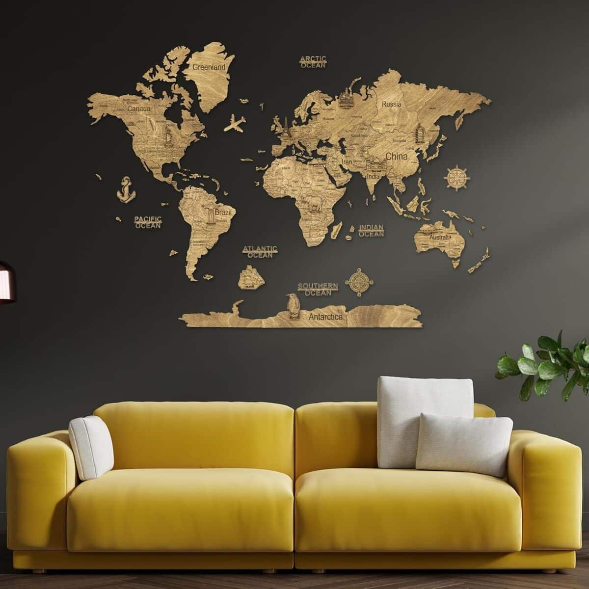 Avis sur la carte du monde en bois Creatifwood : décoration murale élégante