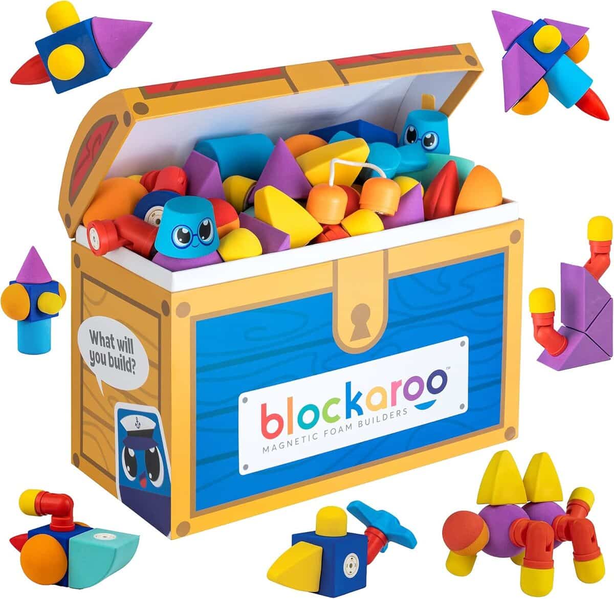 Test Blockaroo blocs de construction magnétiques 100 pièces