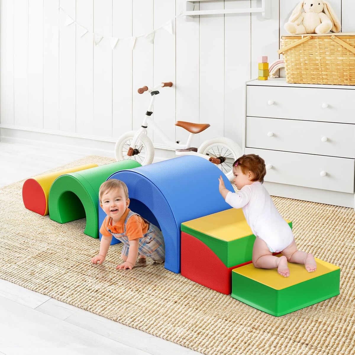 Test : blocs géants en mousse colorée Cupchid pour bébés