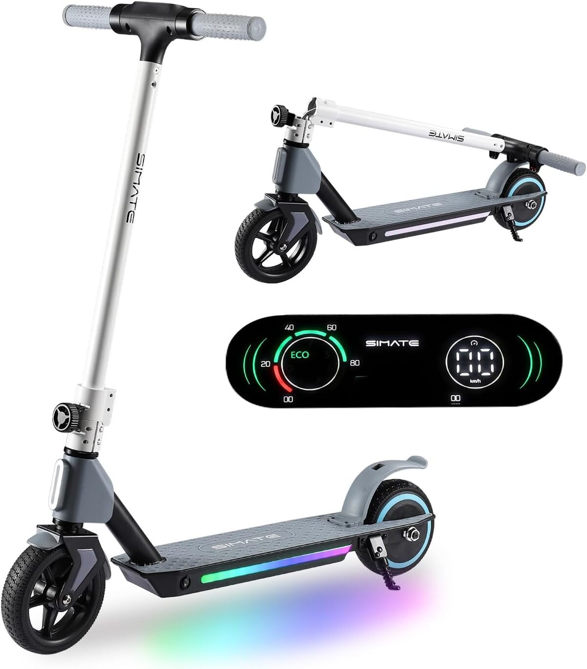 Test de la trottinette électrique E-Noroyavn pour enfants : performances et fun lumineux
