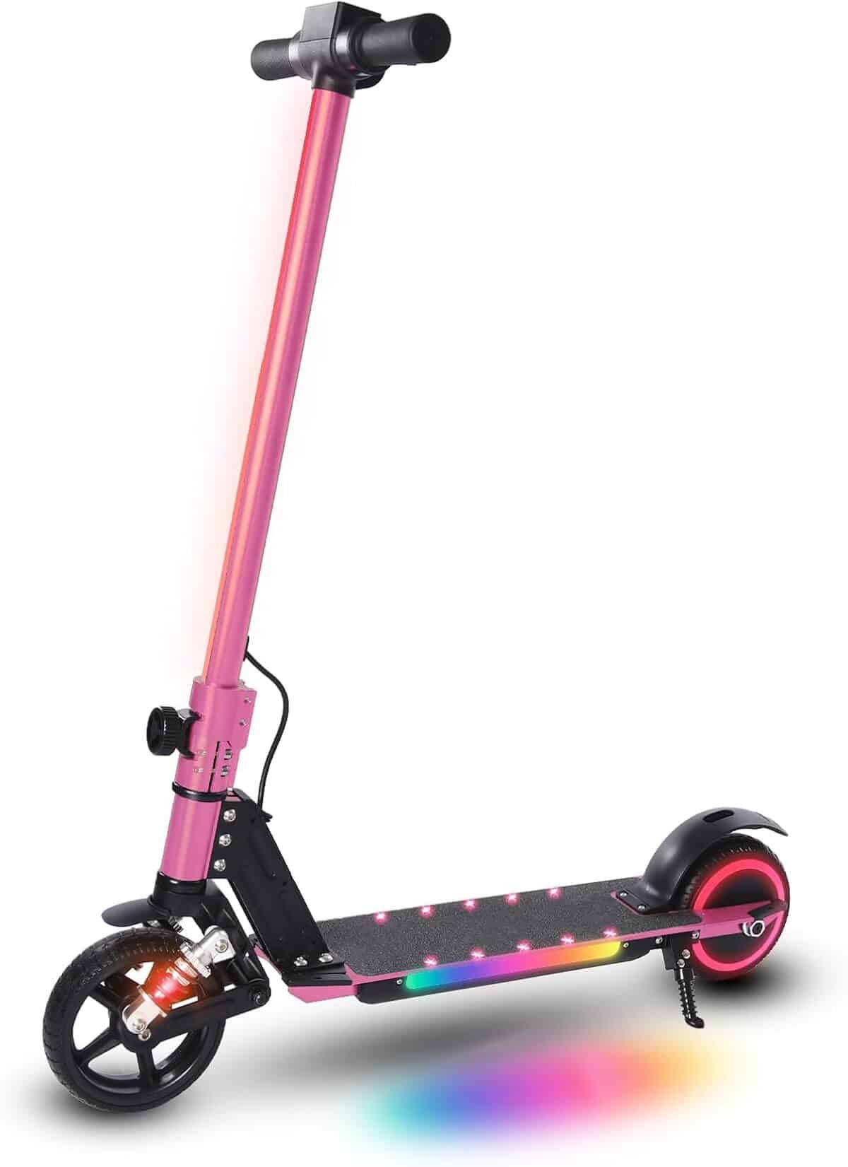 Test de la trottinette électrique rose E-RIDES pour enfants 6-12 ans