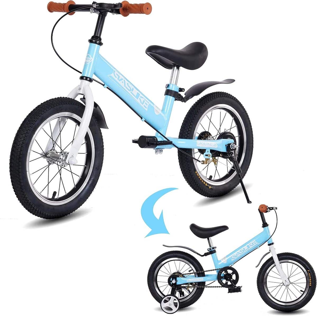Test : draisienne enfant 2 en 1 avec pédales 14 pouces