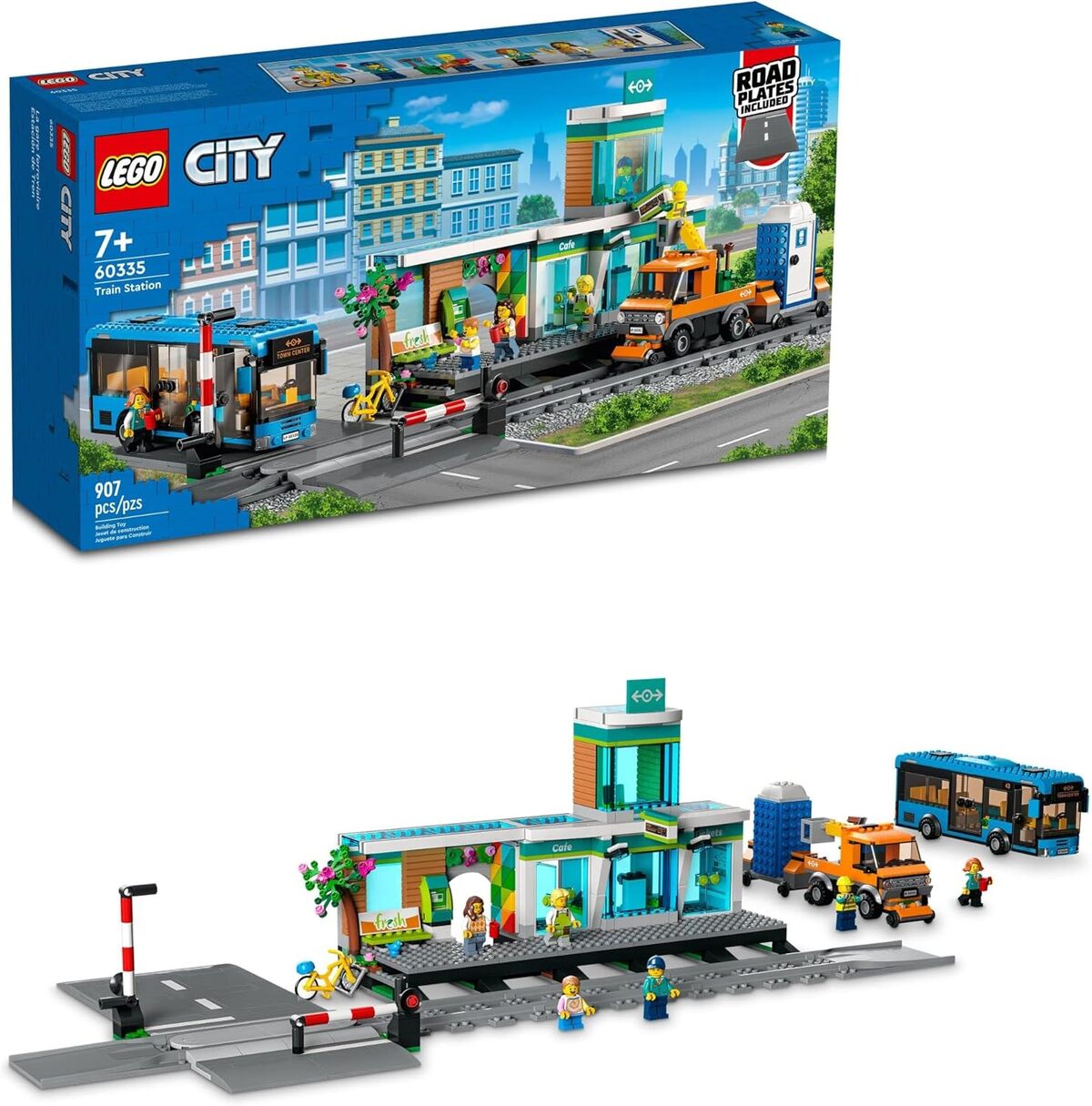 Test du LEGO 60335 City : la gare et ses aventures urbaines