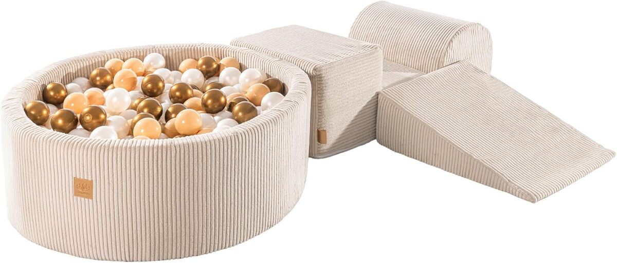Test du parcours motricité enfant Meowbaby avec 200 balles