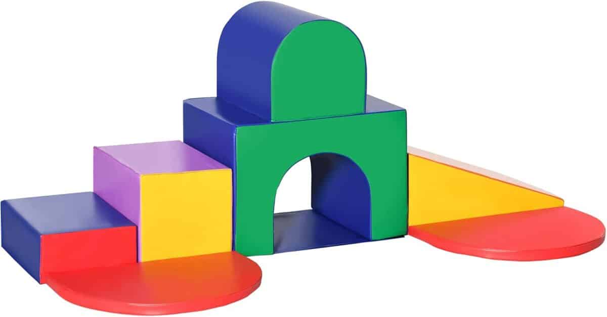 Test du parcours motricité HOMCOM 7PCS pour bébés