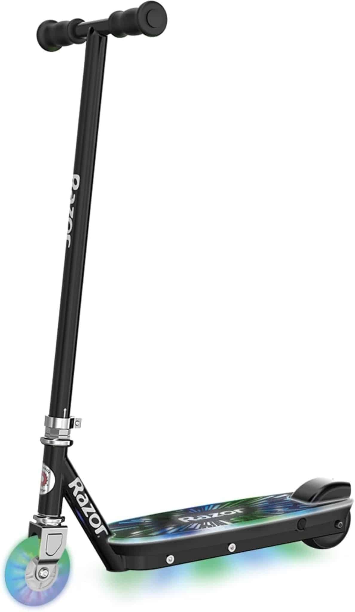 Test du scooter électrique Razor Tekno : lumières LED et moteur à pied pour enfants 8+