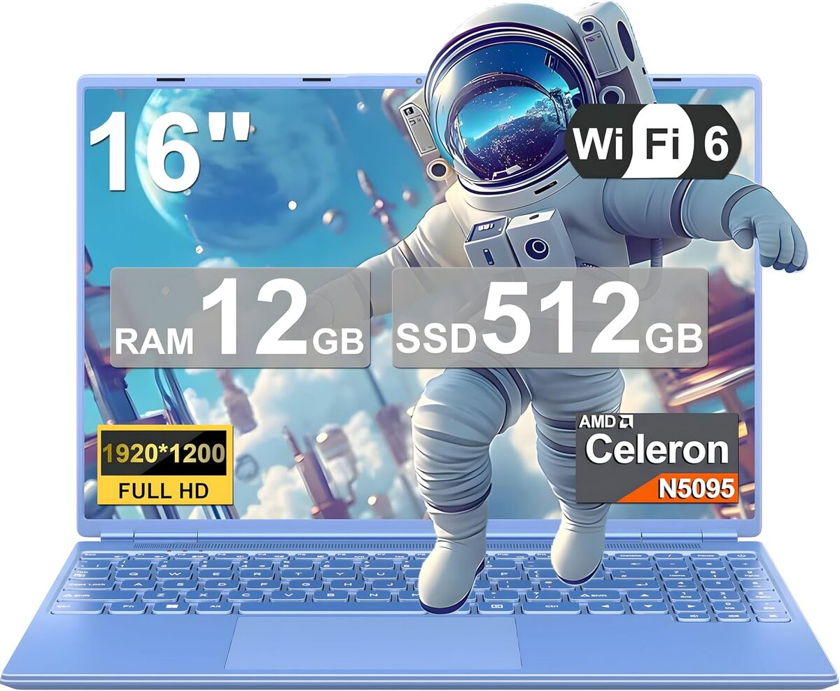 Test : ordinateur portable 16 pouces Celeron N5095 12+512GB SSD