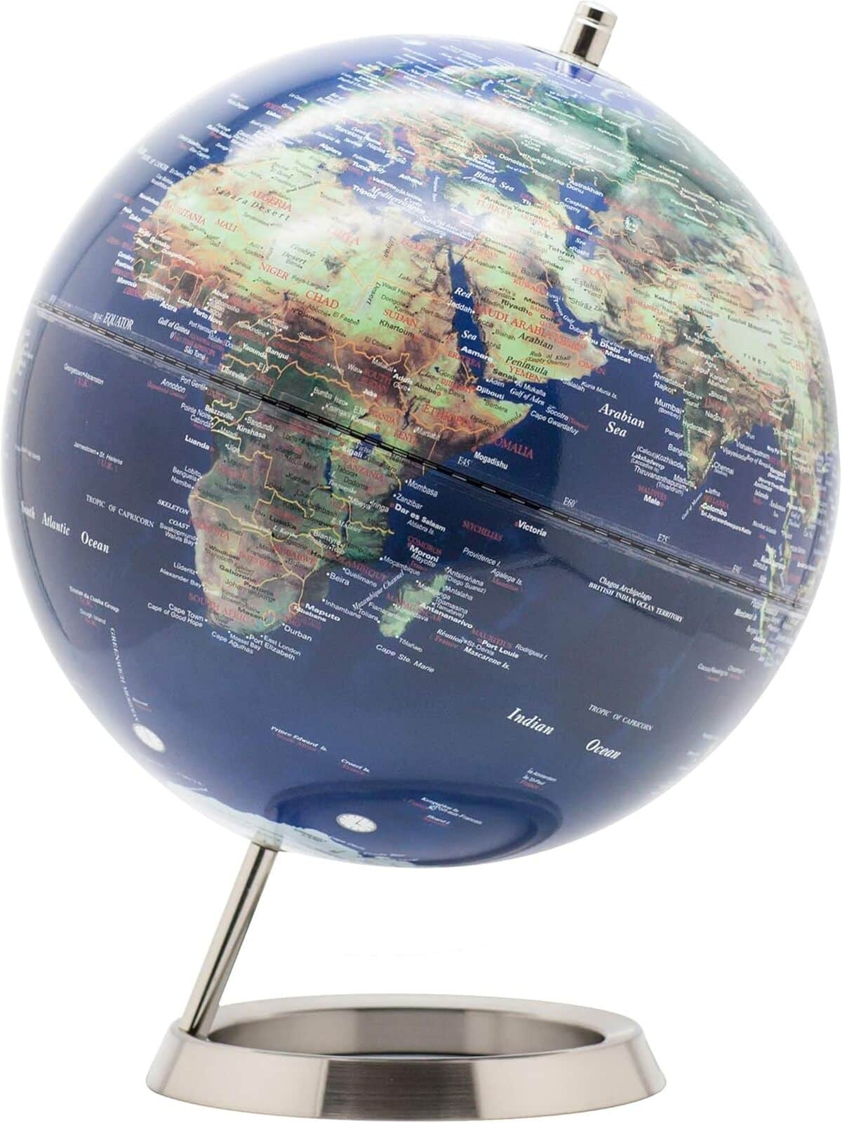 Avis sur le globe Exerz bleu moderne 25 cm
