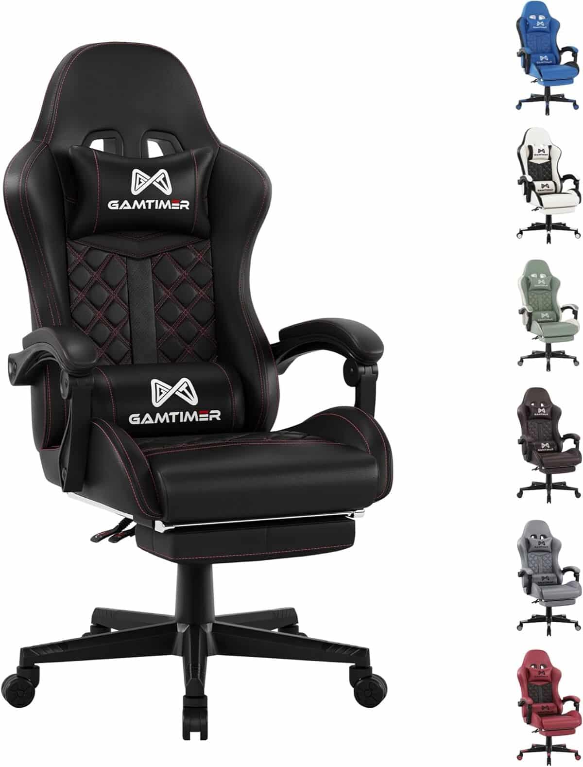 Test : chaise de jeu Gamtimer ergonomique, inclinable 155° et repose-pieds
