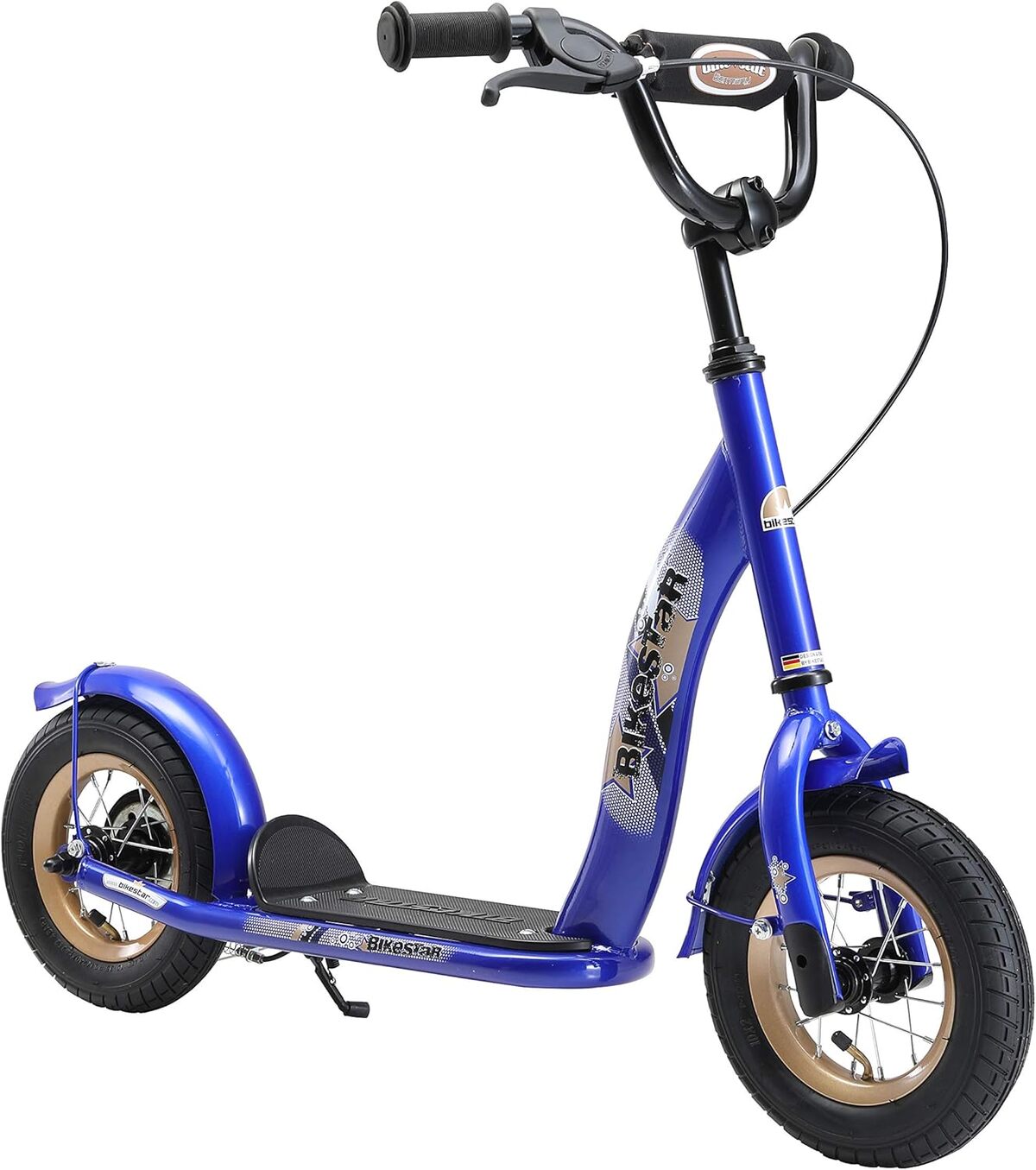 Test de la star scooter trottinette enfant 10 pouces roues pneumatiques vert