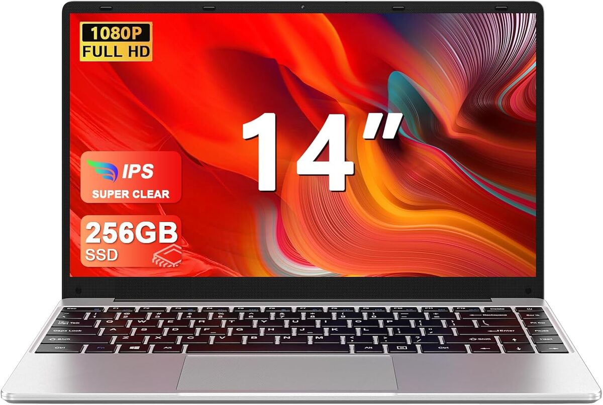 Test de l'ordinateur portable bvate 256Go 14" Celeron N4020