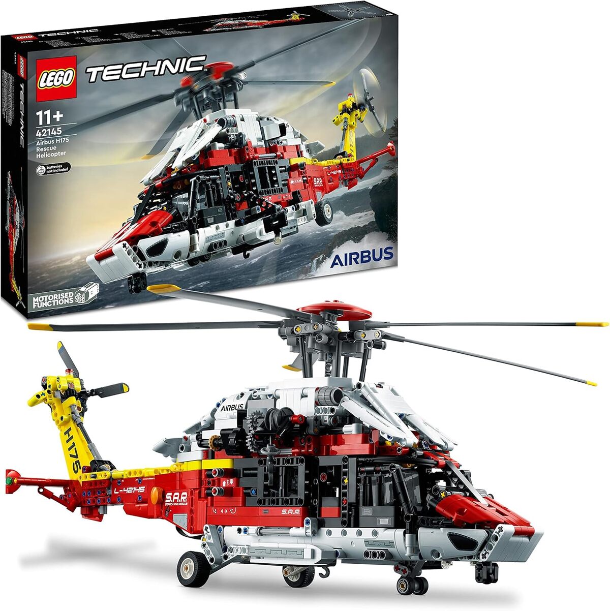 Test : hélicoptère de secours Airbus H175 motorisé LEGO Technic 42145