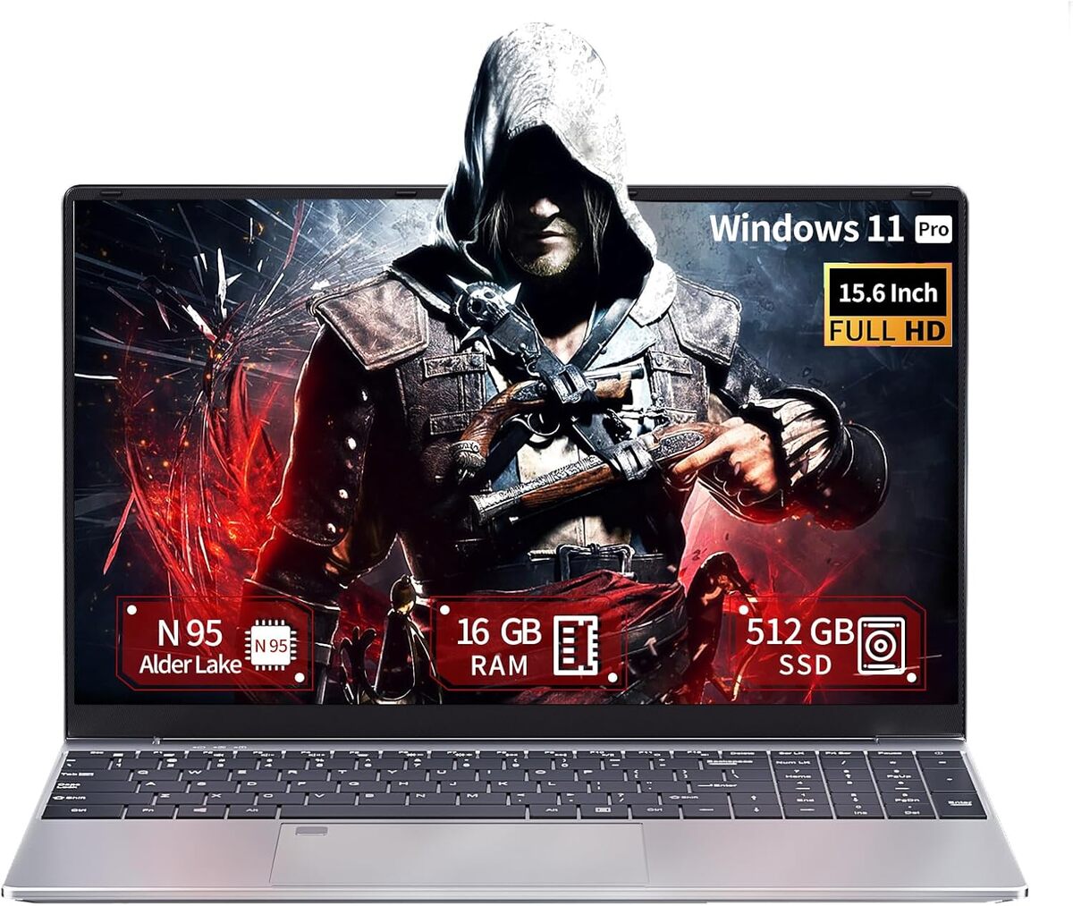 Test : ordinateur portable Ekonavi 15, 6 pouces Celeron N95