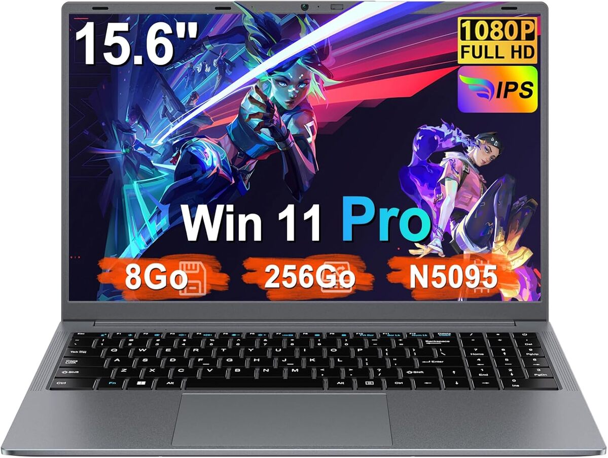 Test : ordinateur portable Win11Pro Celeron N5095 performant et compact