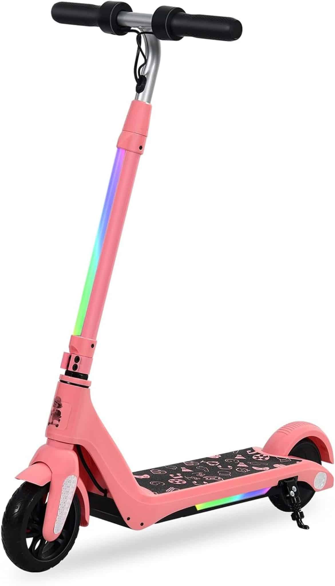 Test trottinette électrique KHHK pour enfants : réglable et lumineuse