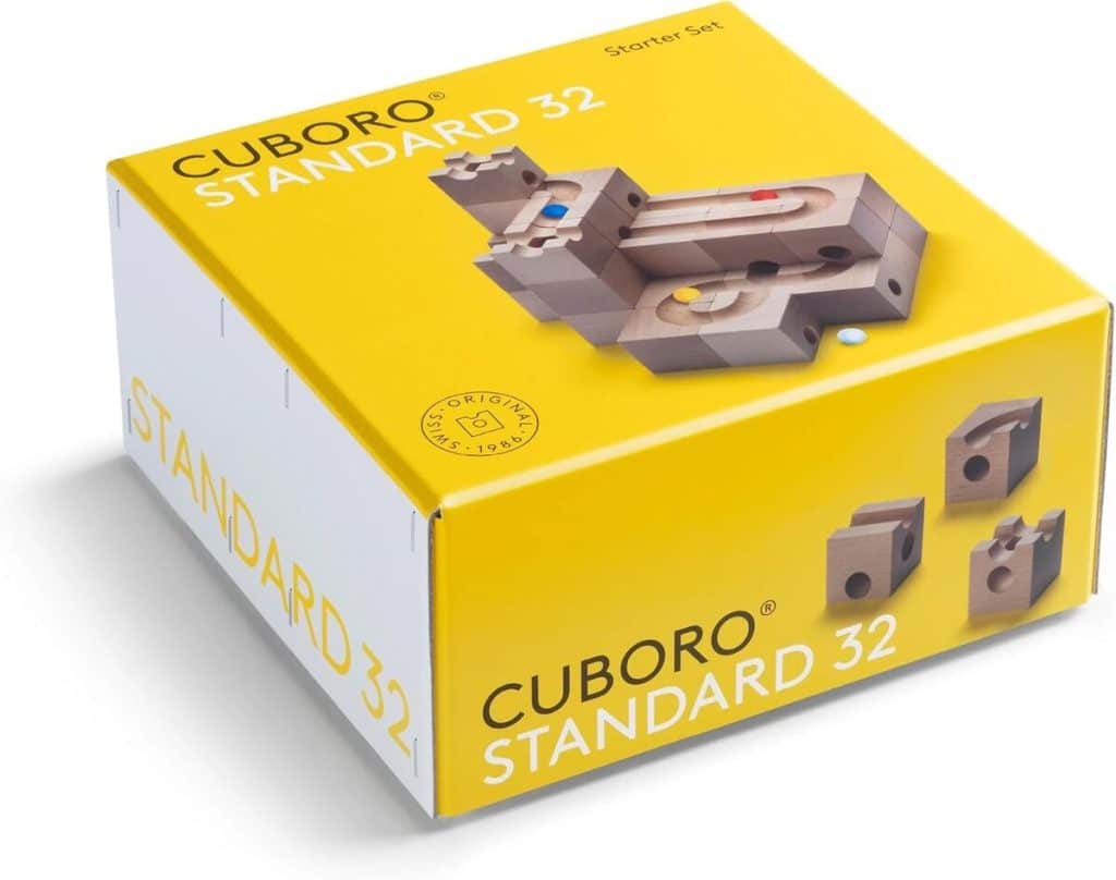 Test : cuboro Standard 32 – circuits à billes Montessori en bois
