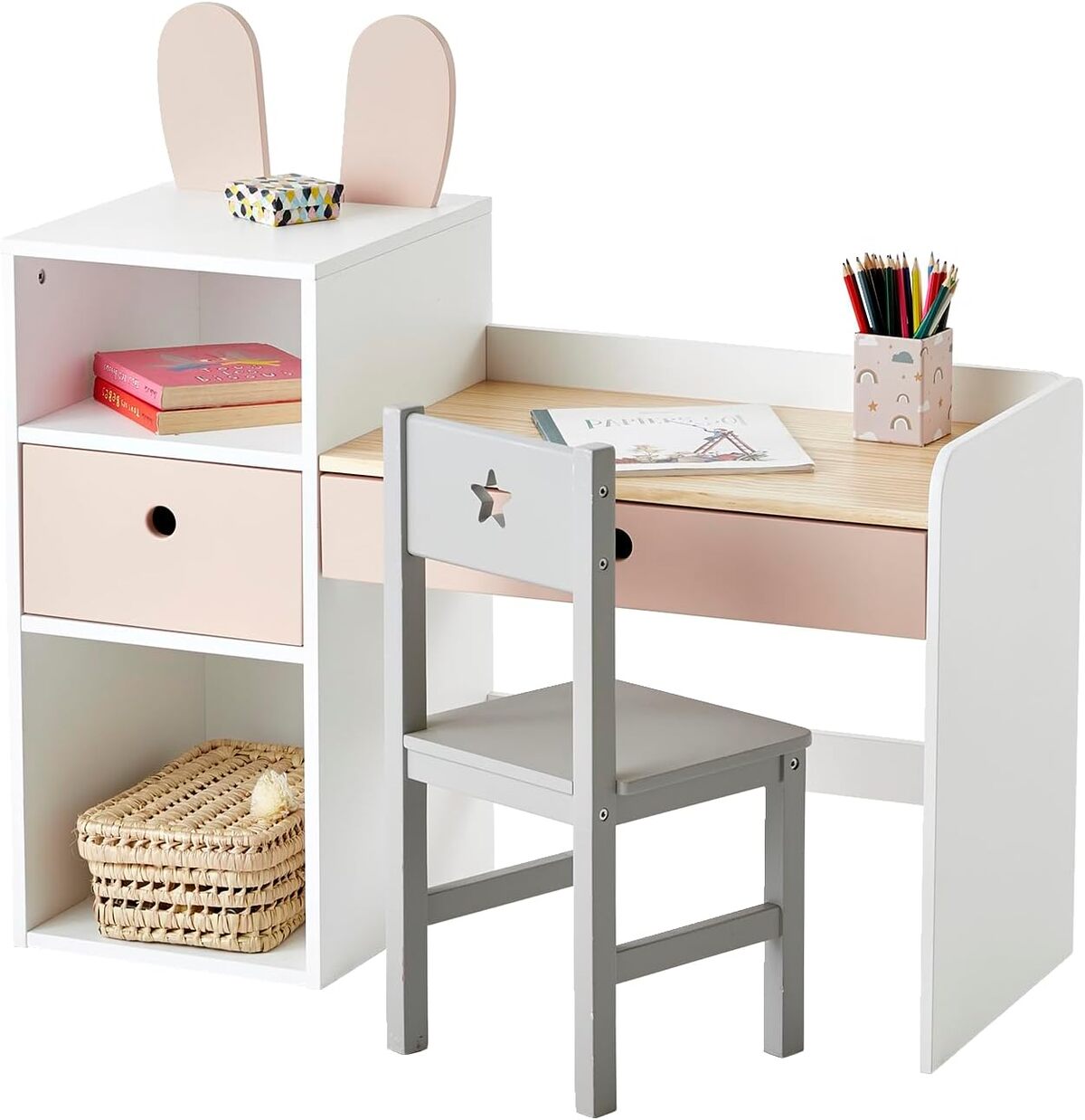 Test du bureau maternelle Bunny de Vertbaudet : un mobilier idéal pour les petits